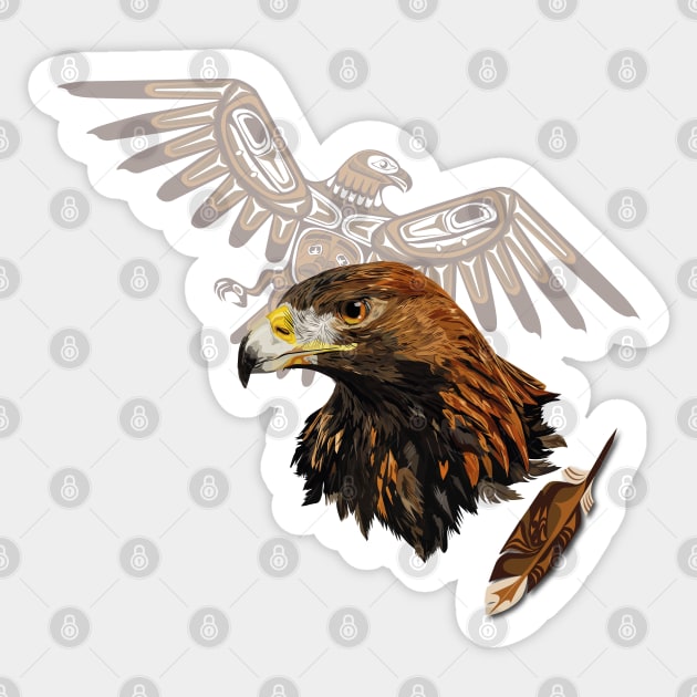 Golden eagle Sticker by obscurite